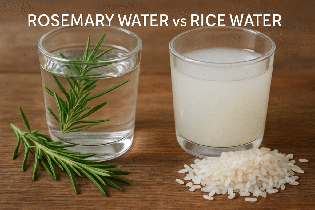 Rice Water vs Rosemary Water for Hair